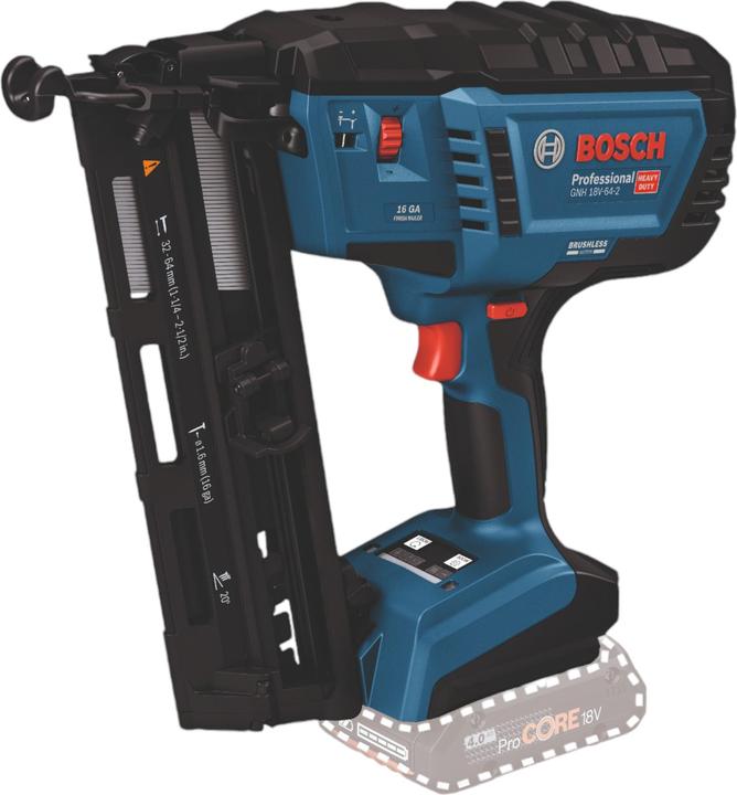 Actual product image Bosch Professional Cordless wood nailer GNH 18V-64-2, L-BOXX 238