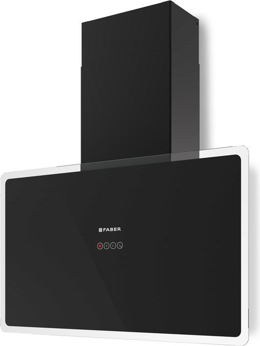 Actual product image Faber Glam Fit 80 BK (Wall hood)