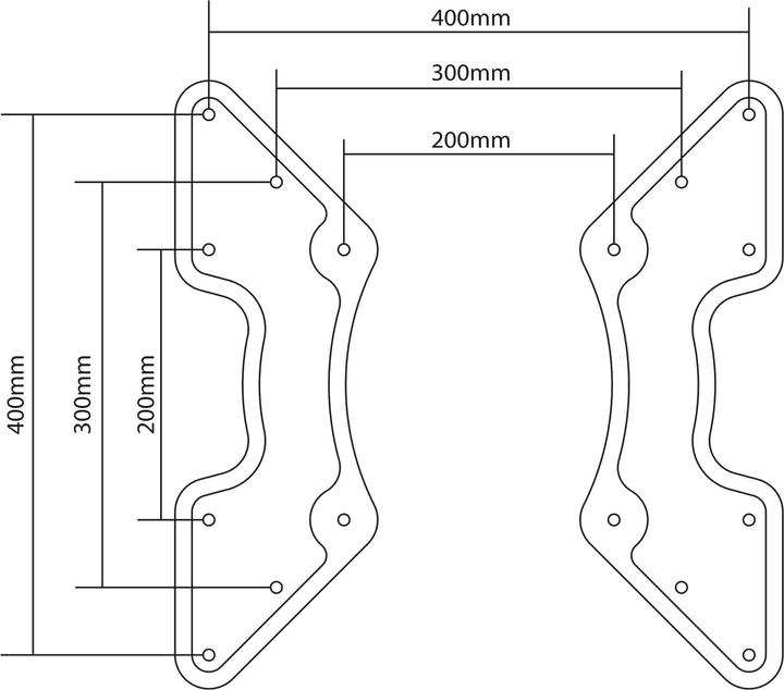 Voedingswaarden en ingrediënten Goobay Vesa adapter (Adapter / montageplaten)