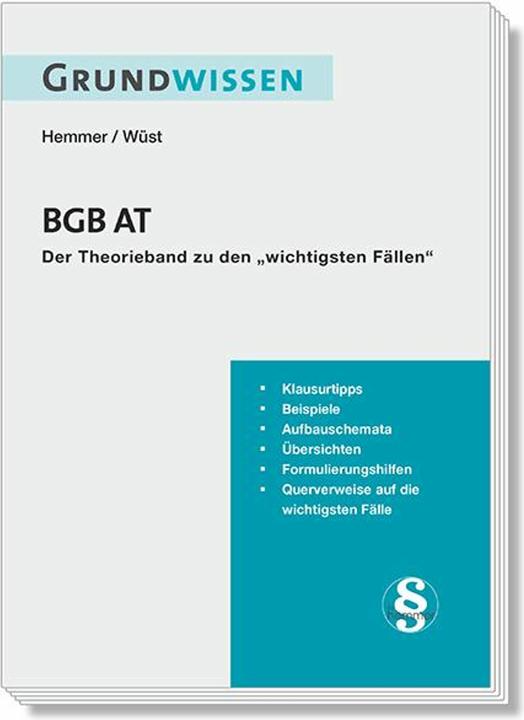 Energie-Label Grundwissen BGB AT (Deutsch, Achim Wüst, Clemens D'Alquen, Karl-Edmund Hemmer, 2024)