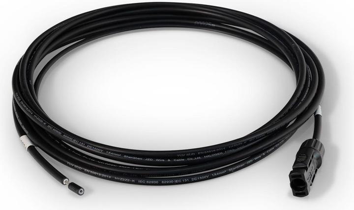 Image du produit Autosolar Câble solaire 2x5 mètres à 4mm2 avec connecteur solaire (compatible) (Câble solaire)
