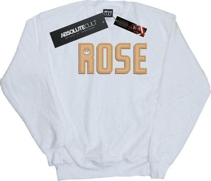 Actual product image Star Wars Mens The Rise Of Skywalker Rose Text Logo Sweatshirt (M)