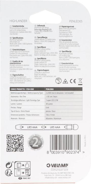 Produktbild Velamp PENLITE LED Stiftleuchte, Stift für Tablet, Smartphone