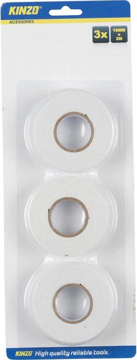 Actual product image Kinzo Doppelseitiges Klebeband (18 mm)