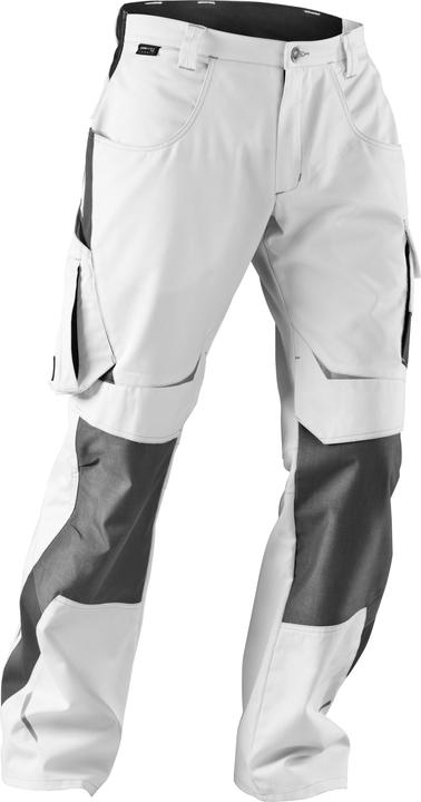 Actual product image Kübler Waistband trousers Pulsschlag ladies' trousers white/anthracite Size 52 (52)