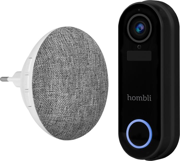 Image du produit Hombli Smart Doorbell 2 Promo-Pack (sonnette 2 + Chime 2) noir (WiFi)