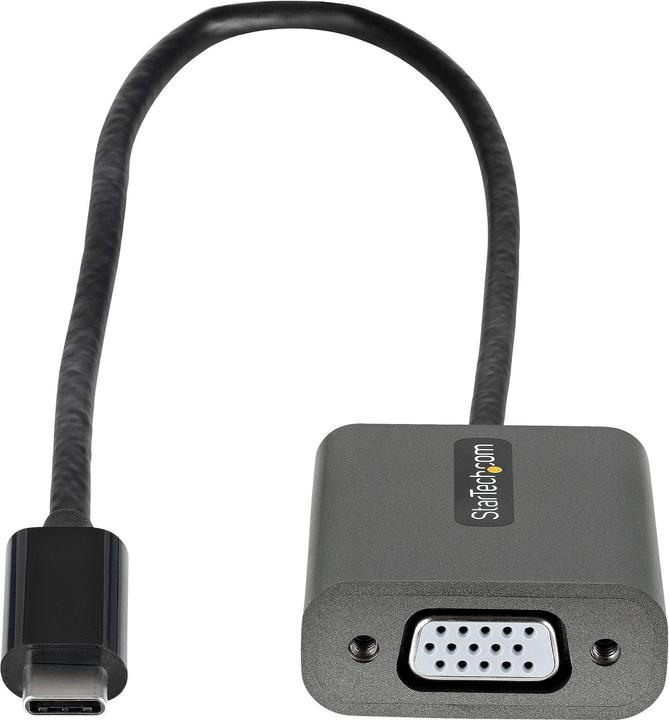 Image du produit StarTech com Adaptateur USB C vers VGA - Dongle Adaptateur USB-C 1080p vers VGA - Convertisseur U... (USB-C, 30 cm)