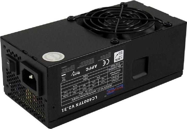 Produktbild LC-Power Gehäuse Micro-ATX 1405MB-400TFX bl. USB3.2/Audio,inkl.TFX-Netzteil (mATX, Mini-ITX)