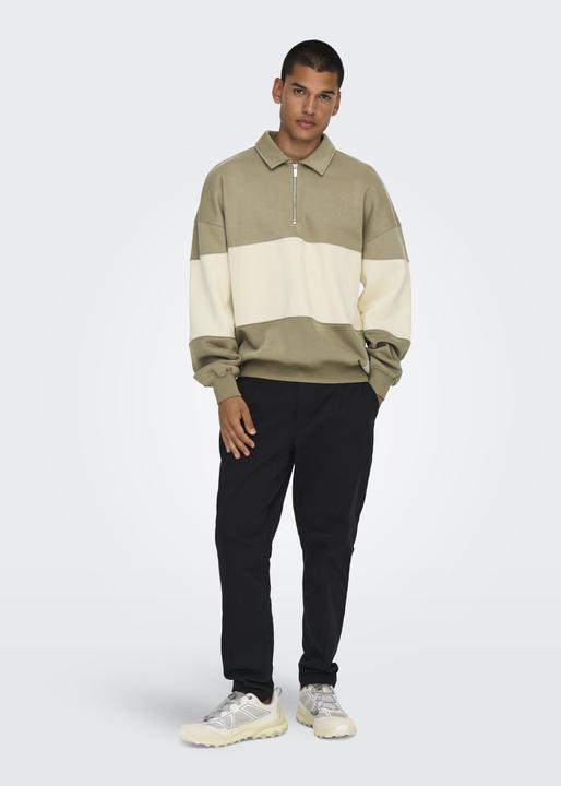 Produktbild Only & Sons Onsbyron Vtg Ls Zip Polo (XL)
