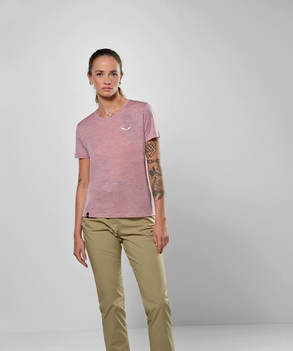 Actual product image Salewa Women's Eagle Minilogo Alpine Merino T-Shirt (44)