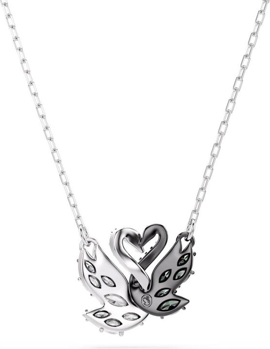 Actual product image Swarovski Swan Halskette Schwan Schwarz