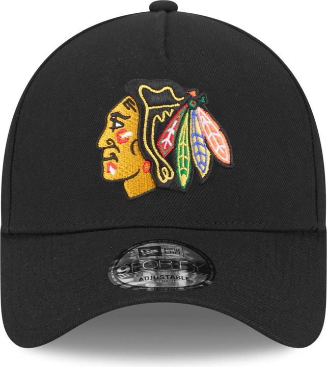 Produktbild New Era 9Forty A-Frame Cap - NHL Chicago Blackhawks schwarz (One Size)