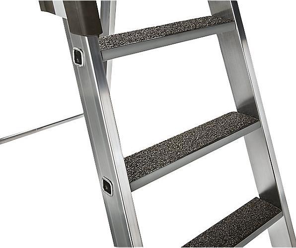Actual product image Munk Stepladder with steps, double-sided access with clip-step R13 2x8 steps (Stepladder, 2.50 cm)