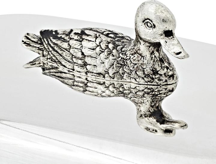 Actual product image Edzard Butter dish duck w. knife 18cm