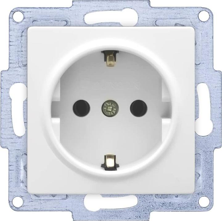 Produktbild Gunsan VISAGE + MODERNA Modul Steckdose Schutzkontakt Weiss