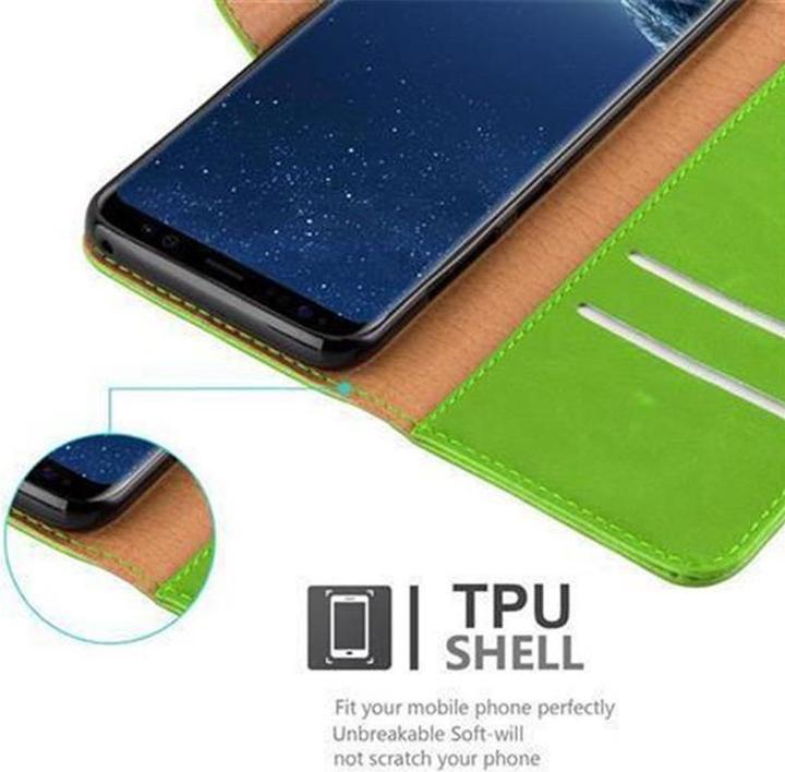 Actual product image Cadorabo Book Luxury Cover (Samsung Galaxy S8+)