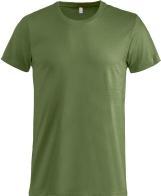 Produktbild T-Shirt Clique Basic-T 029030, Baumwolle, militärgrün, Grösse L (L)