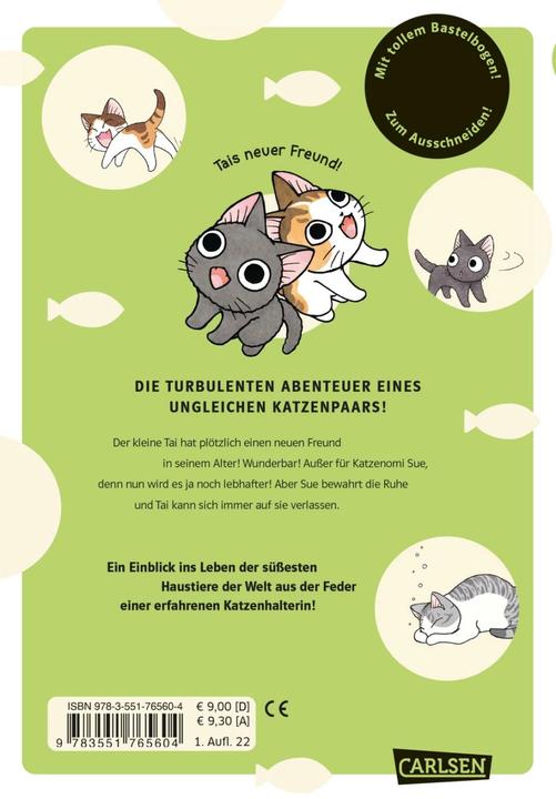 Actual product image Kleiner Tai & Omi Sue - Süsse Katzenabenteuer 4 (German, Konami Kanata, Nadja Stutterheim, 2022)