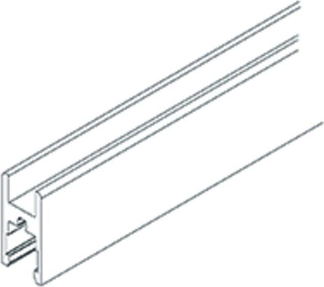 Immagine prodotto HAWA Profilo di fissaggio per vetro Clipo 36 da incollare 12x24mm