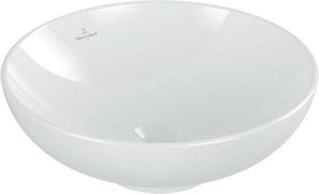 Produktbild Villeroy & Boch V&B Aufsatzwaschtisch LOOP & FRIENDS ohne ÜL d= 420mm we (Aufsatzspülbecken, 42 cm, 42 cm)