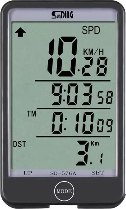 Image du produit Hermex Compteur de vélo Sunding Velocomputer Bikecomputer Tacho de vélo