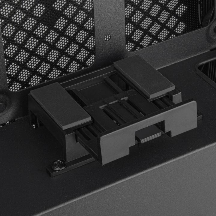 Actual product image Silverstone SST-ML12B Milo Slim HTPC Slim & compact Mini-ITX Computer Case (Mini-ITX)