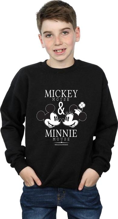Actual product image Disney Boys Mickey And Minnie Mouse Mousecrush Mondays Sweatshirt (128)