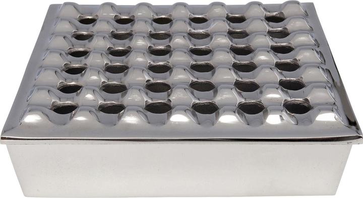 Image du produit Kare Design Cendrier Soho carré argenté 25x25cm
