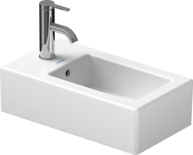 Produktbild Duravit Handwaschbecken VERO m ÜL HLB 250x450mm 1 Hahnloch weiss WG (450 mm, 250 mm)