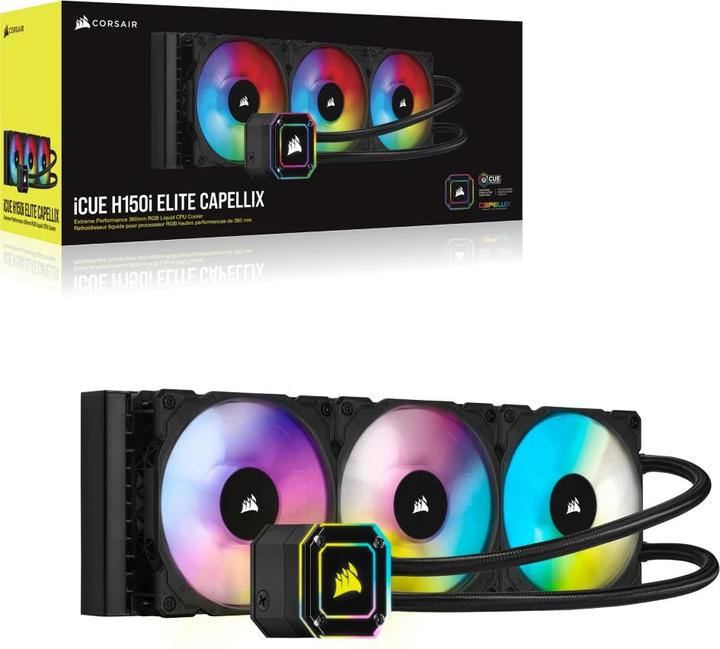 Actual product image Corsair iCUE H150i Elite Capellix