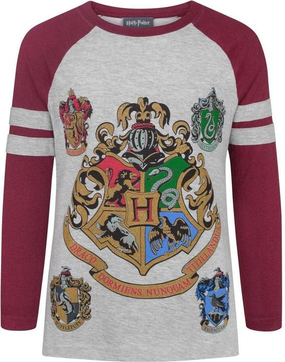 Immagine prodotto Maglietta raglan ufficiale di Hogwarts per ragazze (116)