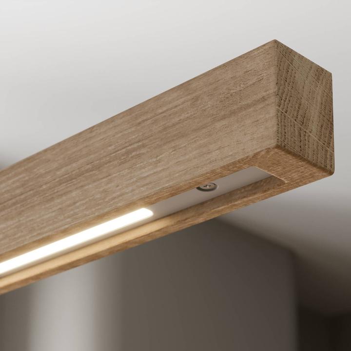 Produktbild Lucande Nora Pendelleuchte Oak/Nickel (3800 lm)