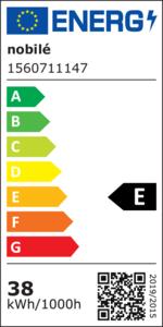 Label énergétique Nobile 1560711150 Panneau LED R3S UGR<19 (4000 lm)