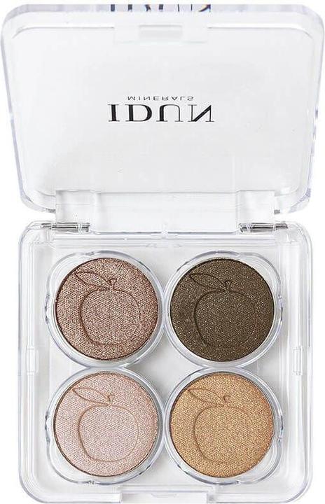 Actual product image IDUN Minerals Palette Eyeshadow Brunkulla (Brown, Gold, Pink)