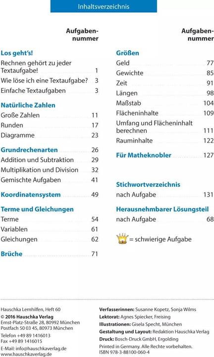 Produktbild Textaufgaben Mittel-/Hauptschule 5. Klasse (Deutsch, Gisela Specht, Sonja Wilms, Susanne Kopetz, 2016)