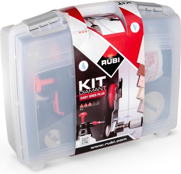 Produktbild Rubi SARA WET DRILL KIT 20 28 35 43 50 65 75 + GUIDE MULTIDRILL + HYDRAULICS (20 mm)