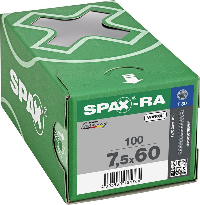 Actual product image Spax Frame anchor with cylinder head ®-RA (100 Screws per piece)