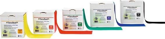 Image du produit TheraBand THERA-BAND® Bande d'Exercice sans latex 22.85 m x 12.8 jaune (22.85 m, Extra Léger)