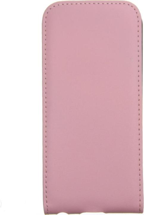 Produktbild OEM Slim leather Flip Case iPhone 6, 6s pink (Apple iPhone 6s, Apple iPhone 6)
