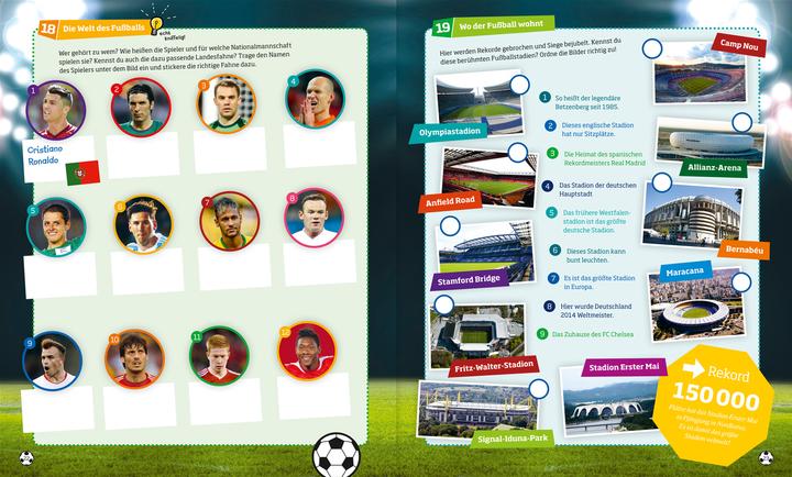 Produktbild Tessloff Rätseln und Stickern: Fussball (Deutsch, Anja Starigk, Janina Michna, 2016)