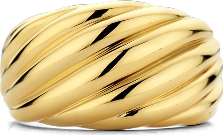 Produktbild Ti Sento Milano Ring mit Linien vergoldet 12238SY (56, 925 Silber)