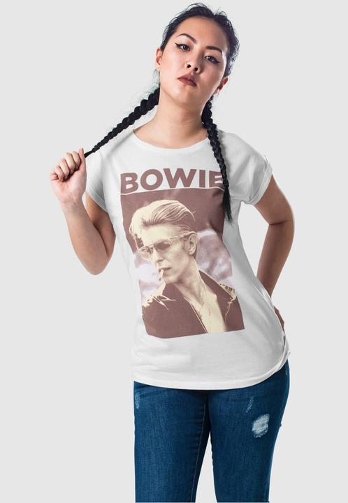 Produktbild Merchcode Ladies David Bowie Tee (S)