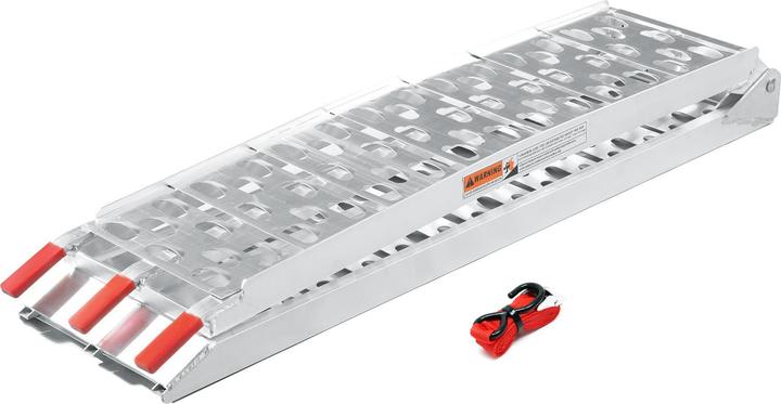 Actual product image Wiltec Loading ramp 223cm 340kg Quad ATV foldable aluminium loading ramp