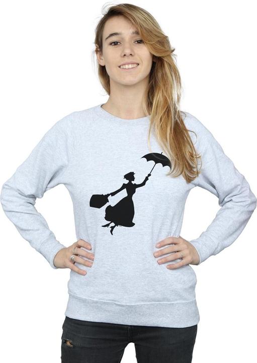 Immagine prodotto Disney Mary Poppins Flying Silhouette Felpa Donna (L)