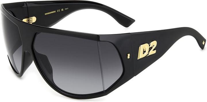 Produktbild Dsquared2 D2 0124/s rechteckige Kunststoff -Sonnenbrille für Männer