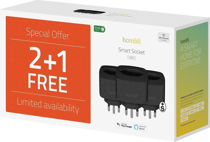Produktbild Hombli Smart Swiss Socket 2+1