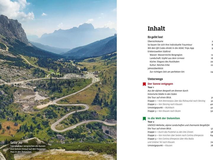 Immagine prodotto Roadtrips - Südtirol (Tedesco, Manuela Blisse, Uwe Lehmann, 2023)