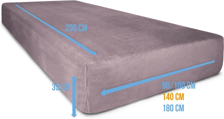 Produktbild Aspero Flanell-Spannbettlaken PERPIGNAN (140 x 200 cm)