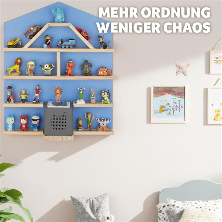 Produktbild tectake Wandregal Mylittle Story für bis zu 50 Tonies