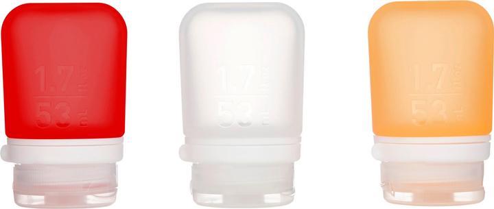 humangear 071002 GoToob+ 3er Pack transp./rot/orange (Flüssigkeitsbeutel)